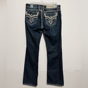 Rock Revival Darcy Easy Boot  denim jeans size 27 blue